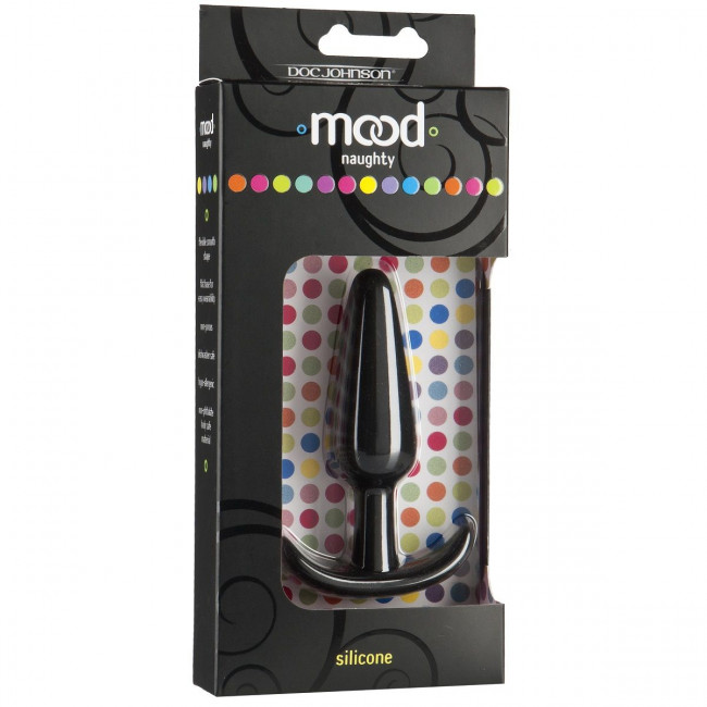 Анальная пробка для ношения Mood Naughty 3.5" Silicone - 8,9 см., Doc Johnson