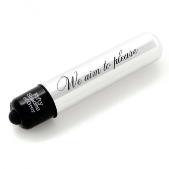 Серебристый мини-вибратор Vibrating Bullet - 8,5 см., Fifty Shades of Grey