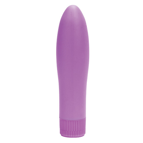 Фиолетовый вибратор SWEET PUSSY IN SILICONE - 13,5 см., Toyz4lovers