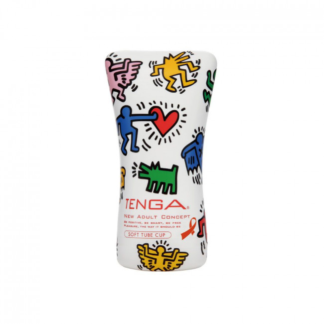 Мастурбатор Keith Haring Soft Tube CUP, Tenga Мастурбатор Keith Haring Soft Tube CUP, Tenga