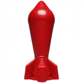 Красный анальный плаг Shock Wave Cherry Bomb - 20,3 см., Doc Johnson