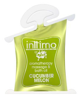 Масло для массажа Inttimo Cucumber Melon с ароматом огурчика и дыни - 10 мл., Wet International Inc. Масло для массажа Inttimo Cucumber Melon с ароматом огурчика и дыни - 10 мл., Wet International Inc.