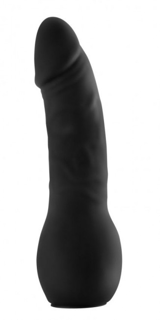 Чёрный страпон Deluxe Silicone Strap On 10 Inch - 25,5 см., Shots Media BV