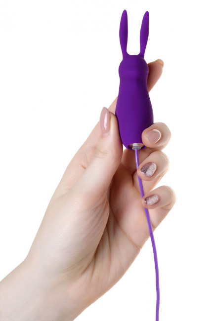 Фиолетовое виброяйцо с пультом управления A-Toys Bunny, работающее от USB, A-toys