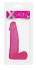 Розовый фаллоимитатор средних размеров XSKIN 6 PVC DONG - 15 см., Dream Toys