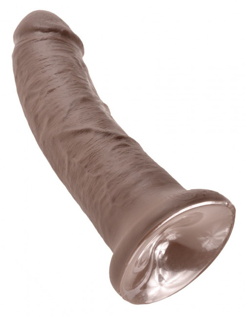Коричневый фаллоимитатор 8" Cock - 20,3 см., Pipedream