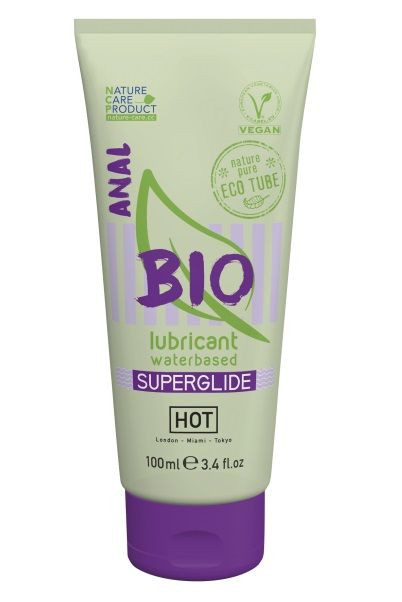 Интимный увлажняющий анальный гель BIO SuperGlide Anal - 100 мл., HOT