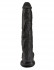 Чёрный фаллоимитатор-гигант 14" Cock with Balls - 37,5 см., Pipedream