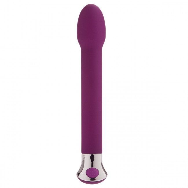 Фиолетовый вибратор Risqu?® 10-Function Tulip - 17 см., California Exotic Novelties