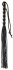 Чёрная мини-плеть из резины Rubber Mini Whip - 22 см., Blush Novelties