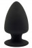 Черная анальная пробка PREMIUM SILICONE PLUG L - 13 см. , Dream Toys