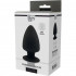 Черная анальная пробка PREMIUM SILICONE PLUG L - 13 см. , Dream Toys
