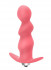 Розовая анальная пробка с вибрацией Spiral Anal Plug - 12 см., Lola toys
