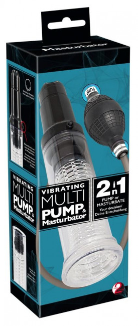 Вакуумная помпа-мастурбатор Vibrating Multi Pump & Masturbator, Orion