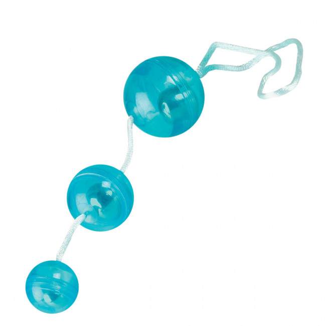 Голубые вагинальные шарики Graduated Orgasm Balls, California Exotic Novelties