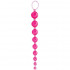 Розовые анальные бусы Sex Please! Sexy Beads - 25 см, Topco Sales