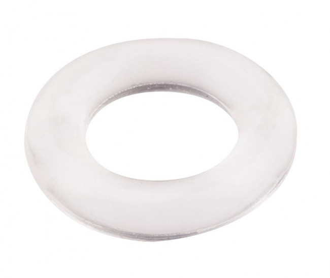 Прозрачное эрекционное кольцо BASICX TPR COCKRING CLEAR 1INCH, Dream Toys