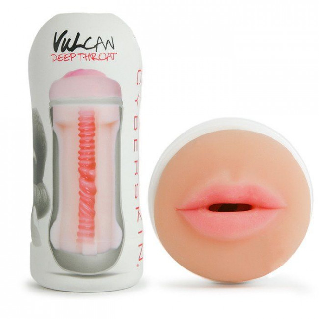 Мастурбатор-ротик в тубе Vulcan Deep Throat, Topco Sales