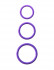 Набор из трех эрекционных колец Silicone 3-Ring Stamina Set, Pipedream