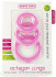 Набор розовых эрекционных колец Octagon Rings 3 sizes , Shots Media BV