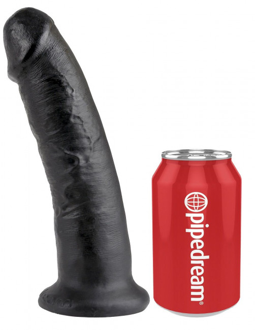 Чёрный фаллоимитатор 9" Cock - 22,9 см., Pipedream Чёрный фаллоимитатор 9" Cock - 22,9 см., Pipedream