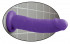 Большой фиолетовый дилдо 9" Dillio - 24,1 см., Pipedream