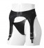 Пояс для чулок и трусики-стринги из датекса Datex Suspender Belt and String, Blush Novelties Пояс для чулок и трусики-стринги из датекса Datex Suspender Belt and String, Blush Novelties