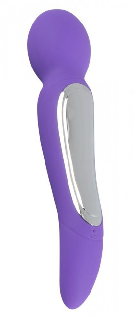 Фиолетовый вибратор Rechargeable Dual Motor Vibe - 22 см., Orion