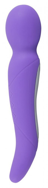 Фиолетовый вибратор Rechargeable Dual Motor Vibe - 22 см., Orion