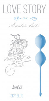 Голубые вагинальные шарики Scarlet Sails, Lola toys