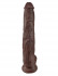 Коричневый фаллоимитатор-гигант 14" Cock with Balls - 37,5 см., Pipedream Коричневый фаллоимитатор-гигант 14" Cock with Balls - 37,5 см., Pipedream