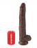 Коричневый фаллоимитатор-гигант 14" Cock with Balls - 37,5 см., Pipedream Коричневый фаллоимитатор-гигант 14" Cock with Balls - 37,5 см., Pipedream