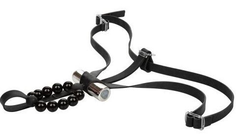 Черные стимулирующие трусики с вибрацией Lovers Thong with Pleasure Beads Черные стимулирующие трусики с вибрацией Lovers Thong with Pleasure Beads