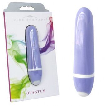 Мини-вибромассажер Quantum из серии VIBE THERAPY - 9 см., Vibe Therapy