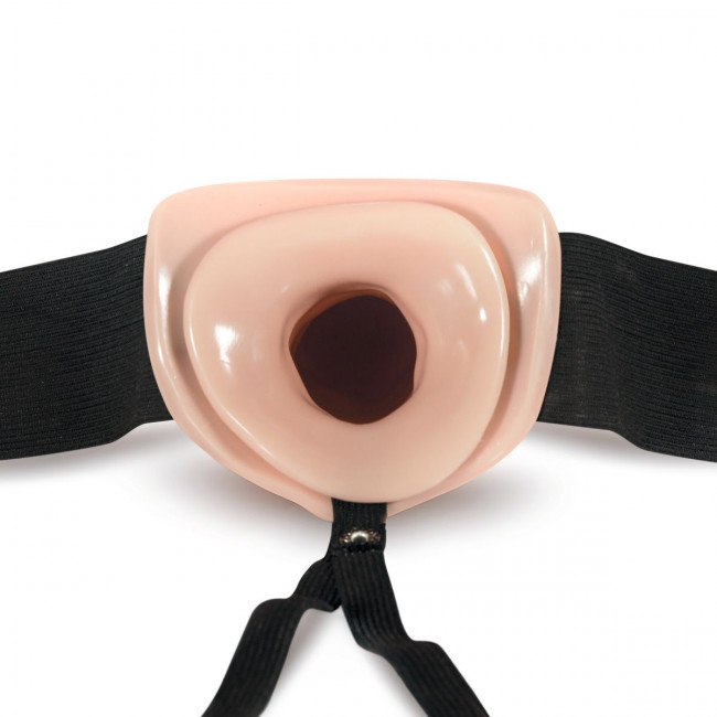 Телесный полый страпон Dr. Skin 6 Inch Hollow Strap On - 15,2 см. Телесный полый страпон Dr. Skin 6 Inch Hollow Strap On - 15,2 см.