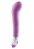 Фиолетовый вибратор Lovely Vibes G-spot - 20 см., Mae B