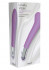 Фиолетовый вибратор Lovely Vibes G-spot - 20 см., Mae B