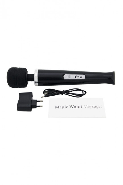 Чёрный беспроводной массажер Magic Wand с 10 режимами, Hitachi Magic