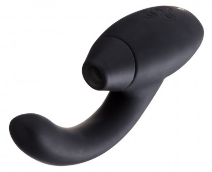 Чёрный стимулятор 2-в-1 для женщин Womanizer InsideOut, Womanizer
