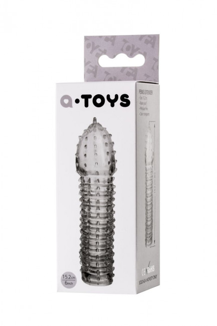 Прозрачная закрытая насадка на пенис TOYFA A-Toys - 15,2 см., A-toys Прозрачная закрытая насадка на пенис TOYFA A-Toys - 15,2 см., A-toys