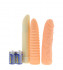 Пластиковый вибратор с двумя насадками THE BEDSIDE COMPANION VIBRATOR KIT, Seven Creations