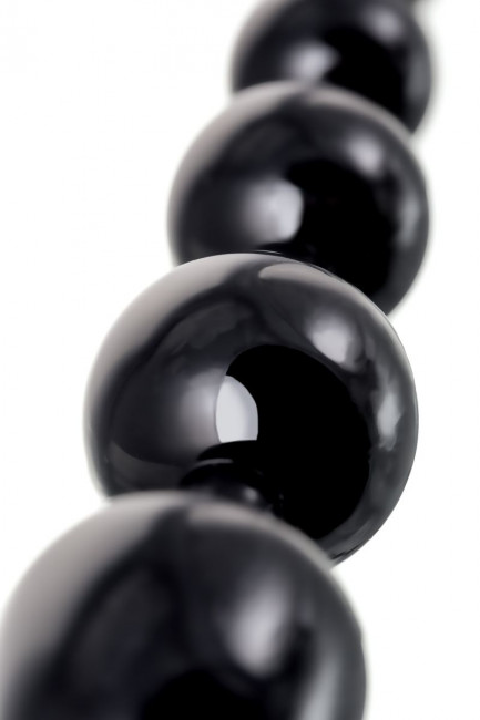 Черная анальная цепочка A-toys - 28,3 см., A-toys