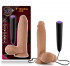 Кофейный вибратор 8 Inch Vibrating Cock - 20,3 см.