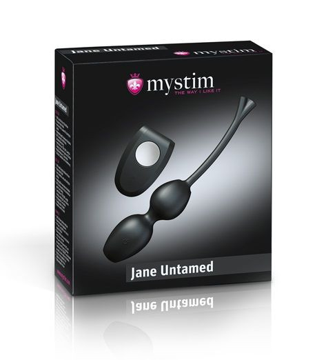 Вагинальные виброшарики с миостимуляцией и пультом ДУ Jane Untamed, MyStim