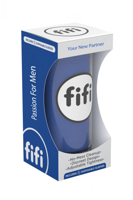 Синий нереалистичный мастурбатор FIFI MALE, Fifi Синий нереалистичный мастурбатор FIFI MALE, Fifi