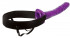 Мужской полый фиолетовый страпон 10" Purple Passion Hollow Strap-On - 24 см., Pipedream