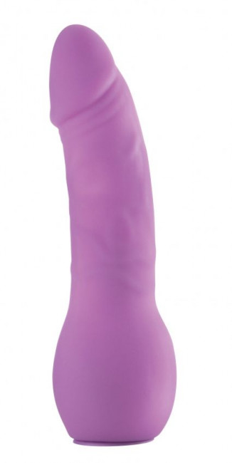 Фиолетовый страпон Deluxe Silicone Strap On 10 Inch - 25,5 см., Shots Media BV