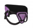 Фиолетовый страпон Deluxe Silicone Strap On 10 Inch - 25,5 см., Shots Media BV