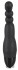 Чёрный анальный вибратор Vibrator with small balls - 22 см., Orion