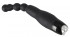 Чёрный анальный вибратор Vibrator with small balls - 22 см., Orion